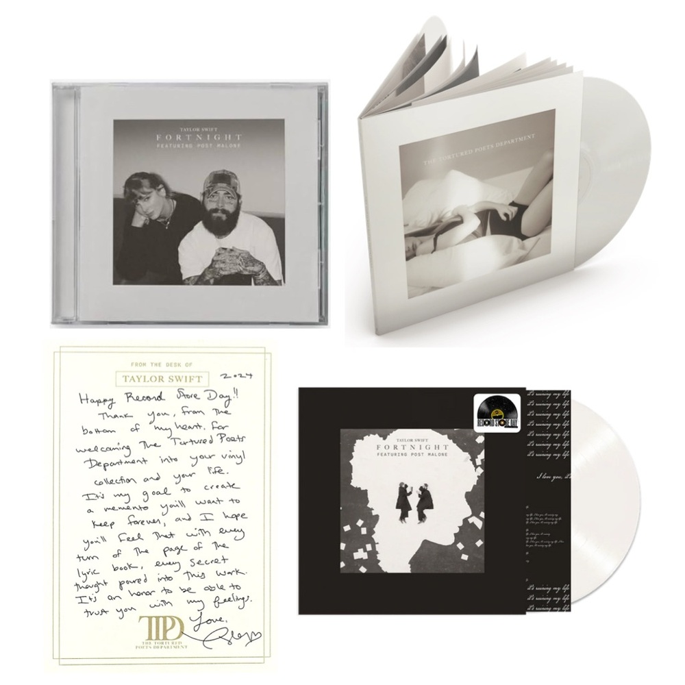 NEW! Taylor Swift - The Tortured Poets Department TTPD Bundle with RSD Note